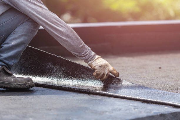 Professional Waterproofing technician working in New Boston, OH